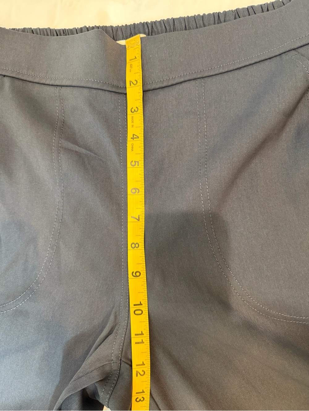 Max Studio Grey Pull-On Elastic Waist Pants Wide Leg Pants Size Medium - Picture 7 of 11